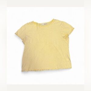 SO Sunny Yellow Striped Top